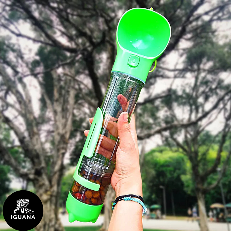 Botella Dispensadora 4 En 1 Para Mascota