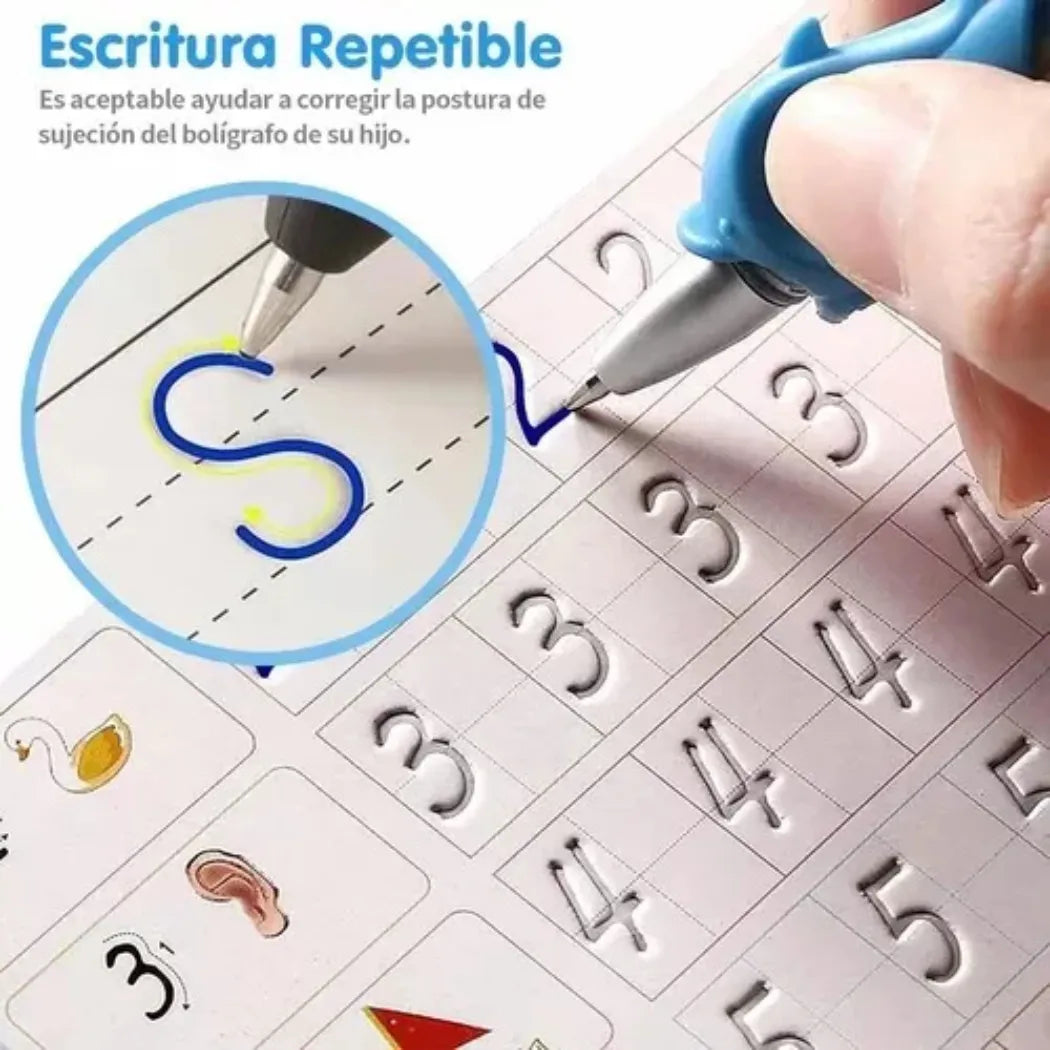 Set 5 Cuadernos Mágicos de Caligrafía