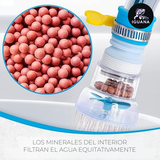 AquaSpin - Filtro de agua con extensor