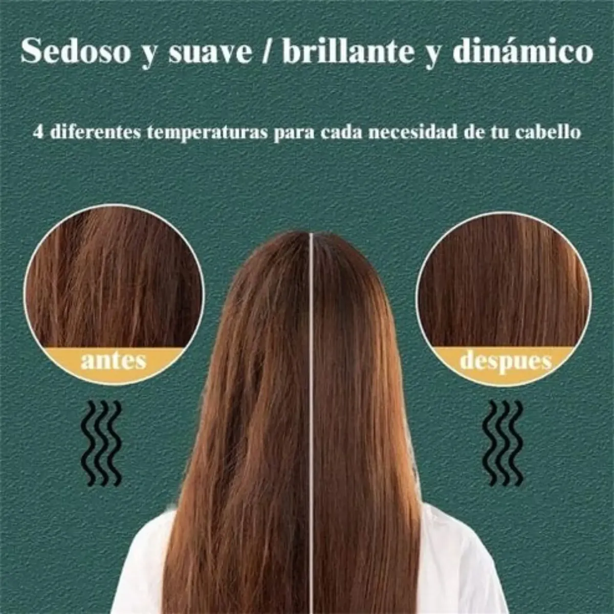 Cepillo Alisador Eléctrico 5 Temperaturas