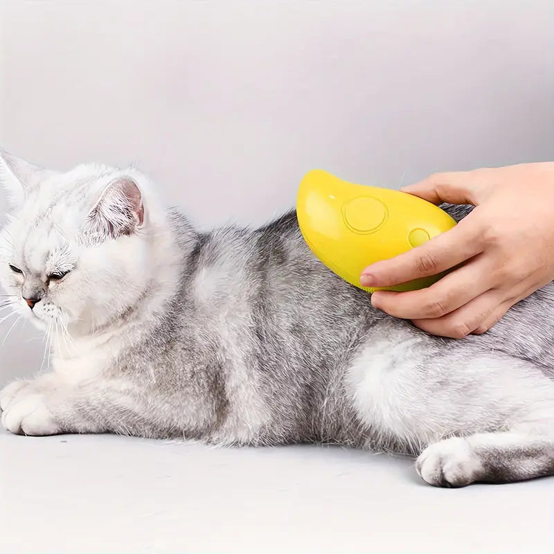 Cepillo vaporizador de mascota