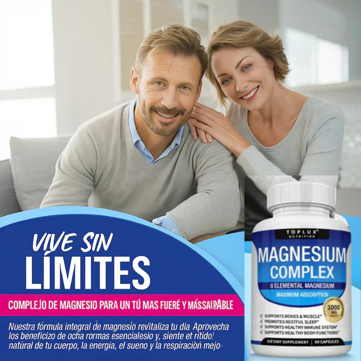 MAGNESIUM COMPLEX – 8 Formas de Magnesio Elemental