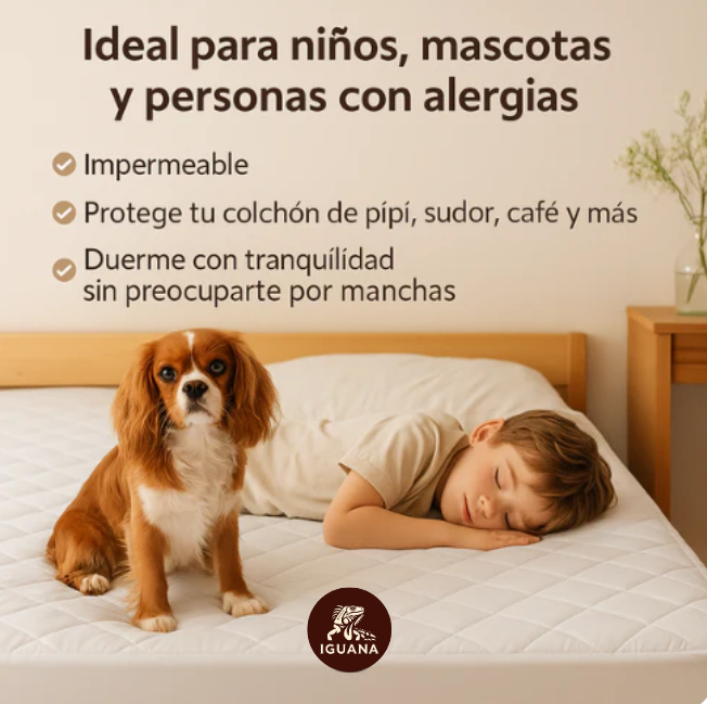 SafeDream – Protector de Colchón Impermeable y Acolchado