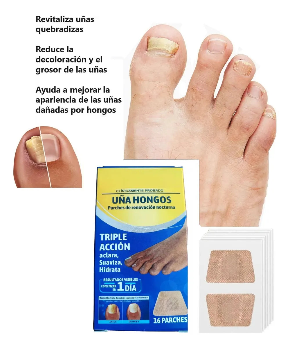 Parches para Uñas de Renovación Nocturna Pack x2