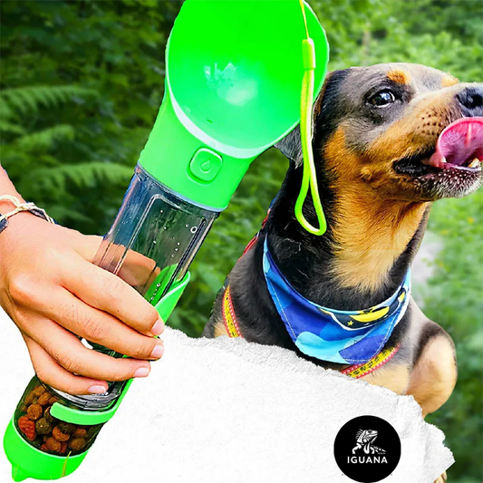 Botella Dispensadora 4 En 1 Para Mascota