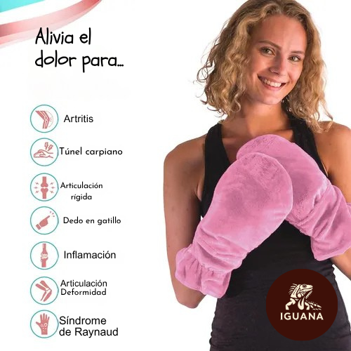 Guantes calefactores para termoterapia