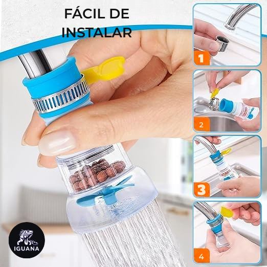 AquaSpin - Filtro de agua con extensor