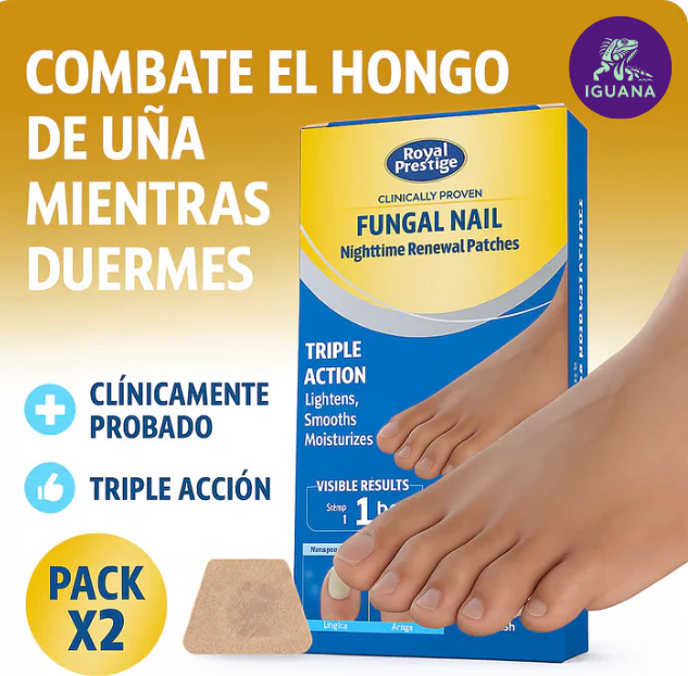 Parches para Uñas de Renovación Nocturna Pack x2