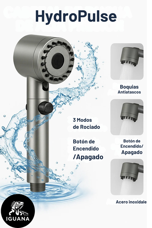 HydroPulse - Cabezal de Ducha Multifuncional
