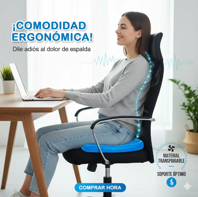 Cojín De Gel Para Asiento