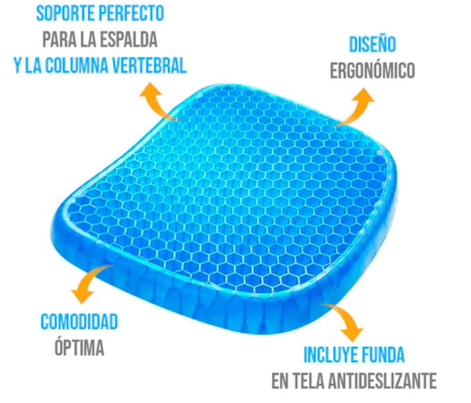 Cojín De Gel Para Asiento