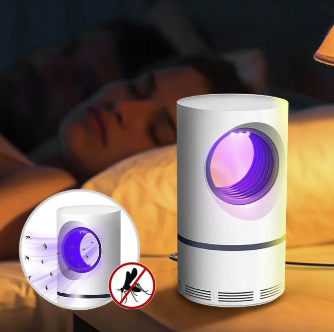 LumiTrap - Lámpara Anti Mosquitos USB con Luz Nocturna